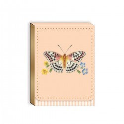 Pocket carnet de notes aimanté - Ephemeral Garden (Leopard Butterfly)