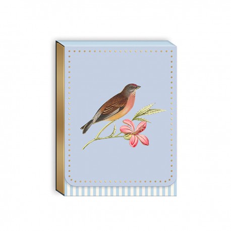 Pocket carnet de notes aimanté - Ephemeral Garden (Robin)