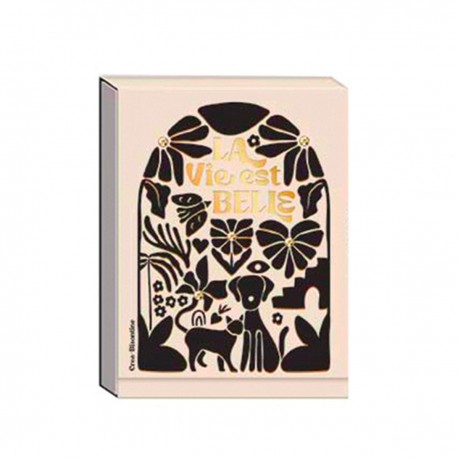 Pocket carnet de notes aimanté - La vie est belle