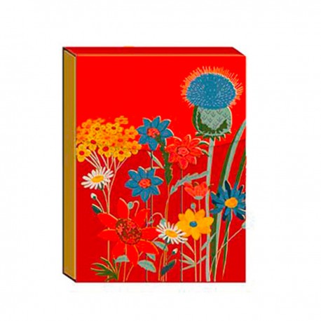 Pocket carnet de notes aimanté - Fleurs des champs