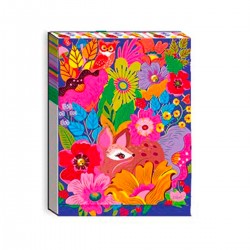 Pocket carnet de notes aimanté - Forêt florale