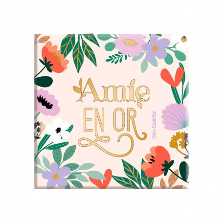 Magnet - Le bonheur est partout (amie en or)