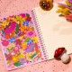 Carnet de notes A5 spirale - Forêt florale