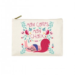 Trousse rectangulaire PM (20x13 cm) - Mon corps mon choix