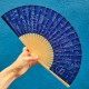 FAN (23cm / Polyster / Bamboo / Laser Logo) - Amour