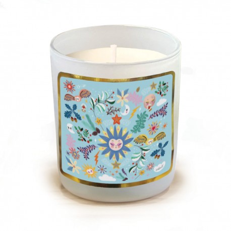 Bougie parfumée 220gr en verre - Soleil d'hiver