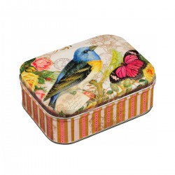 Boîte Rectangulaire PM Nostalgia 'Bird & Butterfly'