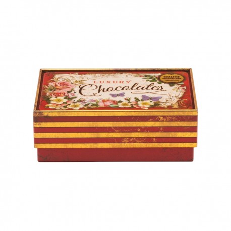 Boîte rectangulaire PM en métal - Nostalgia - Luxury Chocolates