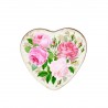 Heart tin box small - Nostalgia (Roses)