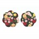 Nesting fluted boxes Set 2 - Rose Fresco