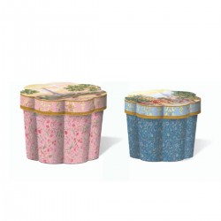 Nesting fluted boxes Set 2 - Paris Promenade