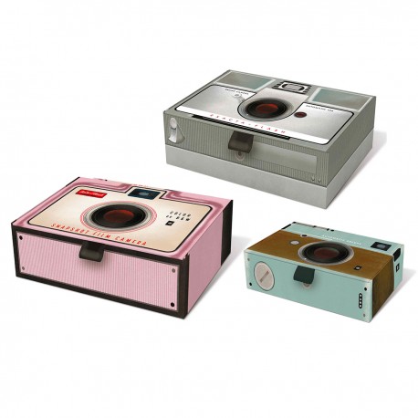 Set 3 boîtes cigares PM Yesteryear 'Vintage Camera'