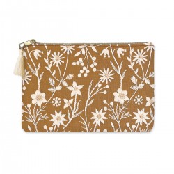 Trousse brodée MM - Sweet boutique (Chamomile)