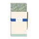List pad with pen - Sweet boutique (Sage ditsy)