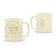 Mug céramique beige mat 350ml - Club N°One (cheese lovers club)