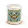 Bougie parfumée 220gr en verre blanc - De tout mon coeur