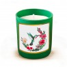 Bougie parfumée 220gr en verre vert - Colibri
