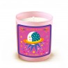 Bougie parfumée 220gr en verre rose - Cosmic (vise les étoiles)