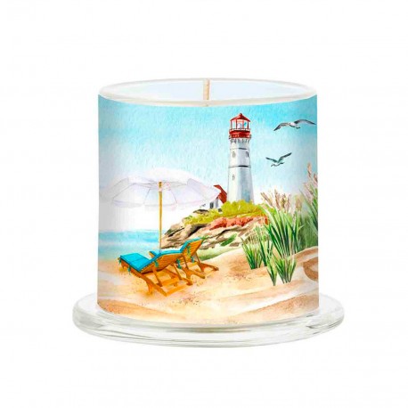 Bougie Parfumée 164 g sous cloche - Seaside