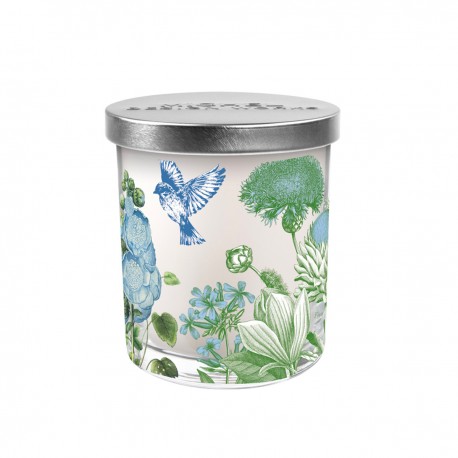 Candle jar & lid - Cotton & Linen