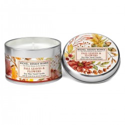 Travel candle - Fall Leaves & Flowers
