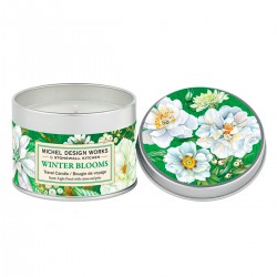 Bougie parfumée 155g en boîte métal - Winter Blooms