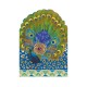 Carte double petit modèle 3D et enveloppe - Peacock Jewel Fan