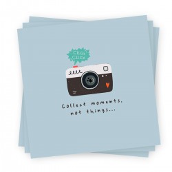 Bamboo Napkin 33x33 cm Camera - Chic Mic