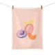 Torchon en coton biologique 50x70 cm Apricot - Chic Mic