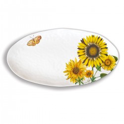 Oval Platter - Sunflower