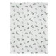 Torchon en coton biologique 50x70 cm Elegant Leaves - Chic Mic