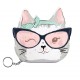 Trousse porte clés aspect cuir - Pets Cat Eye Glasses