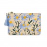 Porte-monnaie brodé - Sweet boutique (Periwinkle)