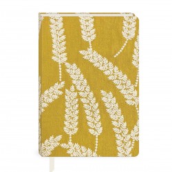 Carnet de notes couverture en tissu & brodée - Sweet boutique (Wheat)