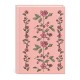 Fabric embroidered journal - Regalia (Pink)