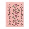 Carnet de notes couverture en tissu & brodée - Regalia (Pink)