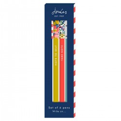 Coffret 4 stylos bille - Joules (Bright Side)