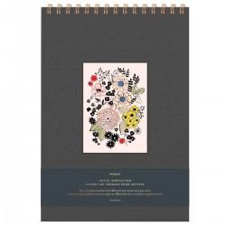 Bloc à dessins MM avec spirales (40 pages) - French Market (French M)