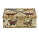 Boîte rectangulaire GM en métal -Vintage Butterflies - Nostalgia