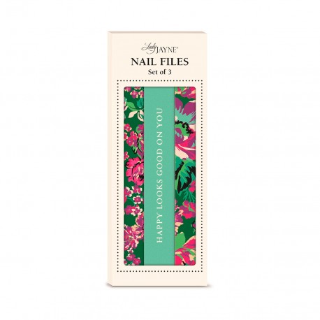 Boite 3 limes à ongles - Global Garden (mint) 