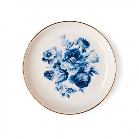 Petite coupelle en céramique - Blue bouquet