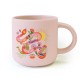 Mug céramique rond rose 350ml - Far-west (Serpent)