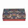 Boîte rectangulaire MM en métal - William Morris (Strawberry Thief)