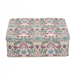 Boîte rectangulaire GM en métal - William Morris (Hyacinth)