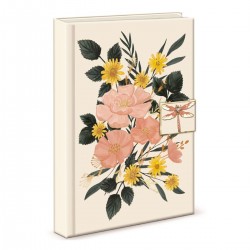 Brooch journal (cream bouquet) - Spring Garden