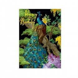 Cards - Happy Birthday - Peacock
