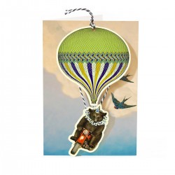 Carte double GM & env. 'FANDANGLES' (bear)