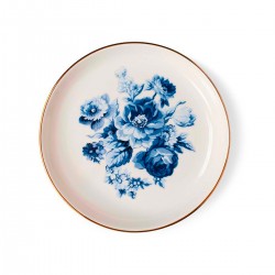 Petite coupelle en céramique - Blue bouquet