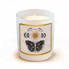 Bougie parfumée 220gr en verre blanc- Suis ton intuition