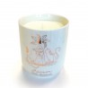 Bougie parfumée 220gr & pot céramique - Maison chat-leureuse
